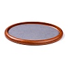 Oval Wood Pesentation Jewelry Display Tray ODIS-P008-21A-3