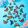 27Pcs 27 Style Butterfly Embroidered Cloth Iron on Patches DIY-TAC0020-39-17