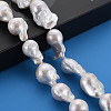 Natural Baroque Pearl Keshi Pearl Beads Strands PEAR-S019-04C-5