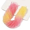 Transparent Painted Glass Beads Strands X1-DGLA-A034-T3mm-A09-1