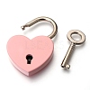 Alloy Padlock Mini Lock with Key AJEW-WH0171-19B-2