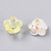 Frosted Transparent Acrylic Beads X-OACR-N137-72F-3