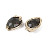 Natural Labradorite Faceted Pendants G-M431-06G-12-2