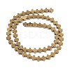 Electroplated Synthetic Non-magnetic Hematite Beads Strands G-J211-A06-03-3