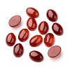 Grade A Natural Red Agate Oval Cabochons G-L394-10A-18x13mm-1