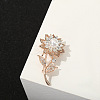 Alloy Rhinestone Brooches for Women PW23091641005-1