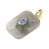 Natural Mixed Stone Faceted Pendants G-B186-01G-3