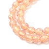 Gold Sand Lampwork Beads Strands LAMP-P071-12mm-01-3