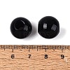 Natural Black Onyx European Beads G-Q602-09B-12-3