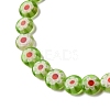 Handmade Millefiori Lampwork Beads Strands LAMP-G164-11H-3
