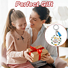 Flower Theme DIY Blank Oval Acrylic Keychain Making Kits DIY-GO0002-74-9