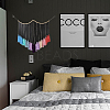 Woolen Yarn Boho Tassel Wall Hanging Ornaments HJEW-WH0071-02-5