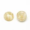Watermelon Stone Glass Cabochons X-G-R416-8mm-39-2