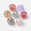 Transparent Crackle Style Acrylic Beads X-MACR-S268-G-1
