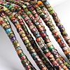 Dyed Natural Imperial Jasper Beads Strands G-M276-06-B-1