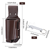 1Pc PU Leather Wine Bottle Cover AJEW-GF0003-88B-2