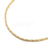 Adjustable Slider Brass Cardano Chain Necklaces for Men Women NJEW-G160-12G-2