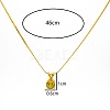 Real 18K Gold Plated Stainless Steel Pendant Necklaces CP2918-11-3