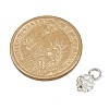 Round Handmade Polymer Clay Rhinestone Charms PALLOY-JF04456-2
