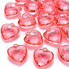Transparent Acrylic Pendants TACR-T024-03B-910-1