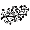 Iron Wall Art Decorations HJEW-WH0067-375-1