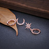 Real Rose Gold Plated EJEW-AA00270-16RG-8