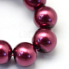 Baking Paint Glass Pearl Bead Strands HY-Q003-3mm-72-3
