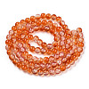 Transparent Crackle Baking Paint Glass Beads Strands X2-DGLA-T003-01A-11-2
