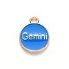 Alloy Enamel Pendants ENAM-S124-01B-02I-3