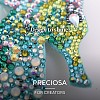 Preciosa&reg MAXIMA Crystal No Hotfix Flatback Stones Y-PRC-NSS12-60310-200-5