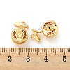 Brass Micro Pave Cubic Zirconia Pendants KK-K369-02G-04-3