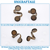 Unicraftale DIY Blank Dome Ring Making Kits DIY-UN0004-74-5