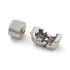 304 Stainless Steel European Style Clasps STAS-M112-04P-06-2