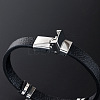 201 Stainless Steel Constellation Beaded Bracelet ZODI-PW0001-044D-2
