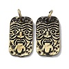 Tibetan Style Brass Pendants KK-M284-39AB-1