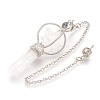 Natural Quartz Crystal Dowsing Pendulums KK-F756-06E-1