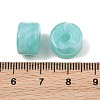 Two-Color Opaque Acrylic Imitation Gemstone Beads AC-CBA3EFE-02B-2