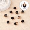 10Pcs Gemstone Charm Pendant Crystal Quartz Healing Natural Stone Pendants Buckle for Jewelry Necklace Earring Making Cra JX599H-2