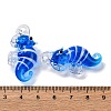 Handmade Lampwork Pendants LAMP-S068-08H-3