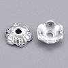 6-Petal Tibetan Style Alloy Flower Bead Caps LS-TIBE-S220-S-RS-2