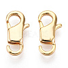 Brass Lobster Claw Clasps KK-N254-09G-1