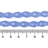 Electroplate Imitation Jade Glass Beads Strands EGLA-N013-J4mm-D06-4