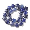Natural Blue Aventurine Beads Strands G-NH0005-015-3