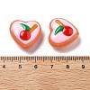 Baking Paint Glass Enamel Beads LAMP-V001-06-4