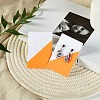 Rectangle Paper Earring Display Cards CDIS-D007-01G-1