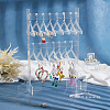 Transparent Acrylic Earring Display Stands EDIS-WH0030-09-2