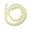 Plating Natural Selenite Beads Strands G-G120-A01-02-04-2