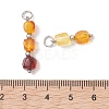 3Pcs 3 Styles Natural Amber Pendants PALLOY-JF05367-4