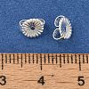 Brass Earring Nuts KK-K383-25B-S-3