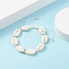 Heart & Polymer Clay Heishi Beads Stretch Bracelets Set BJEW-TA00044-5
